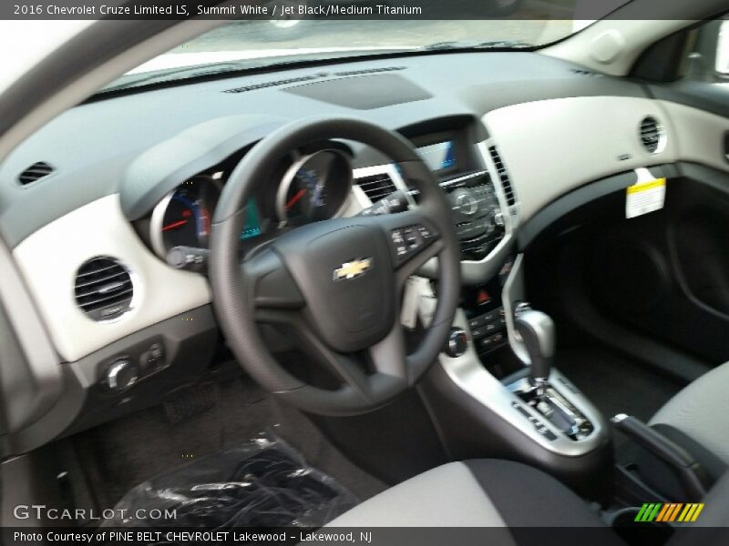 Summit White / Jet Black/Medium Titanium 2016 Chevrolet Cruze Limited LS