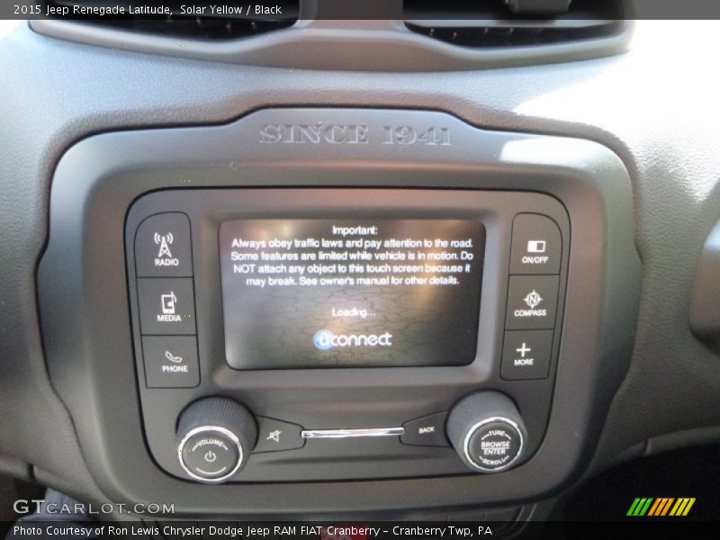 Solar Yellow / Black 2015 Jeep Renegade Latitude