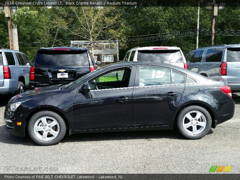 Black Granite Metallic / Medium Titanium 2016 Chevrolet Cruze Limited LT