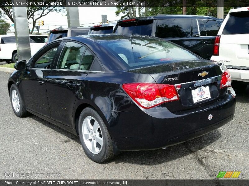 Black Granite Metallic / Medium Titanium 2016 Chevrolet Cruze Limited LT