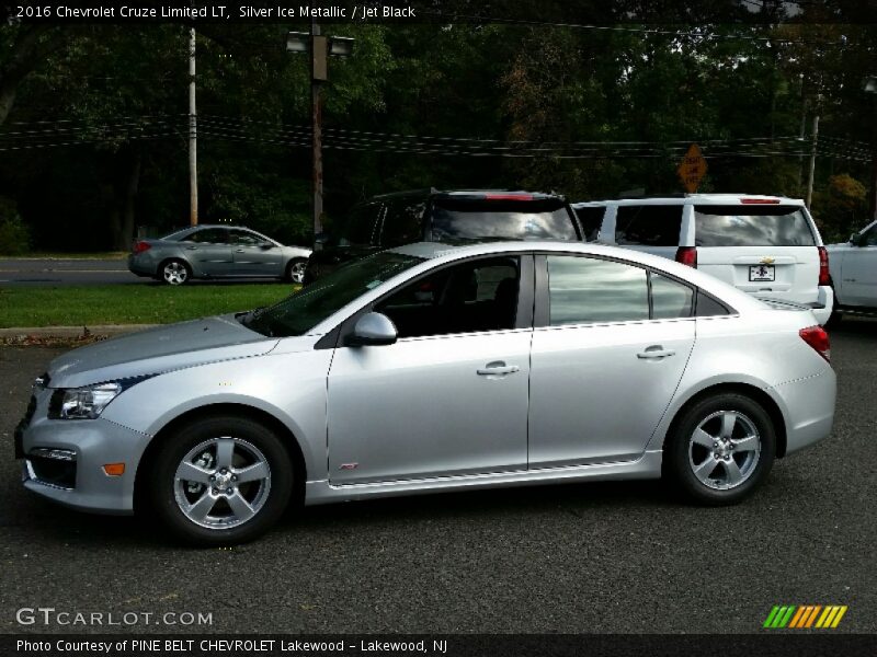 Silver Ice Metallic / Jet Black 2016 Chevrolet Cruze Limited LT