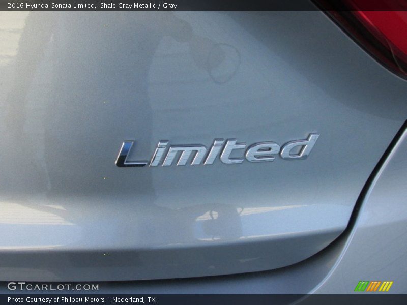 Shale Gray Metallic / Gray 2016 Hyundai Sonata Limited
