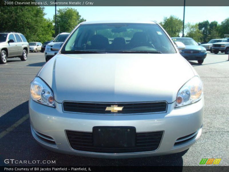 Silverstone Metallic / Gray 2008 Chevrolet Impala LS