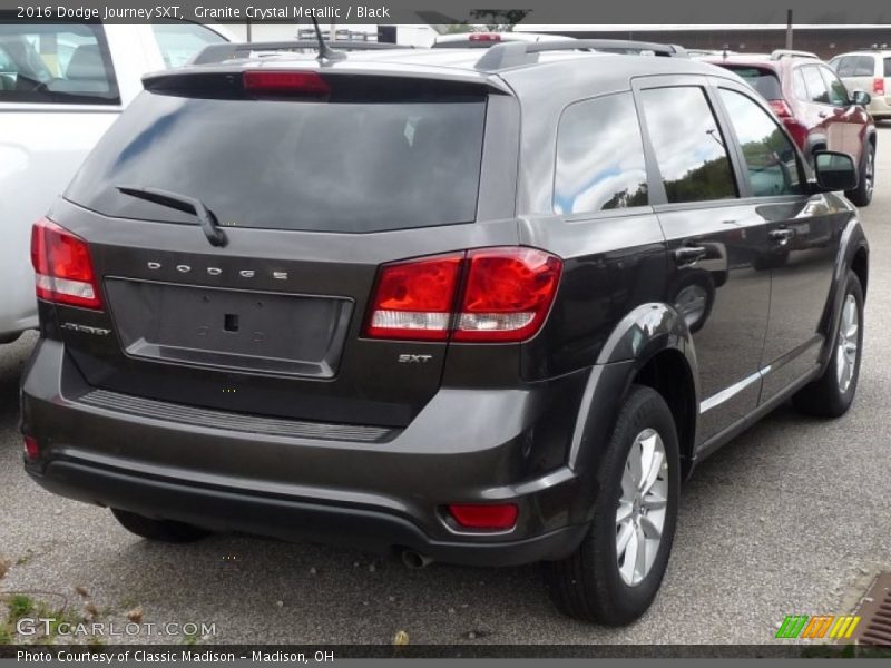 Granite Crystal Metallic / Black 2016 Dodge Journey SXT