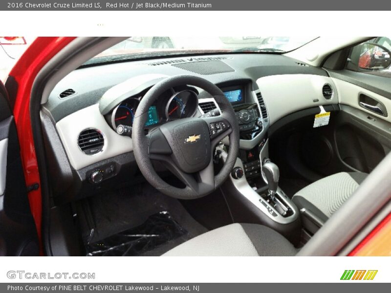 Red Hot / Jet Black/Medium Titanium 2016 Chevrolet Cruze Limited LS