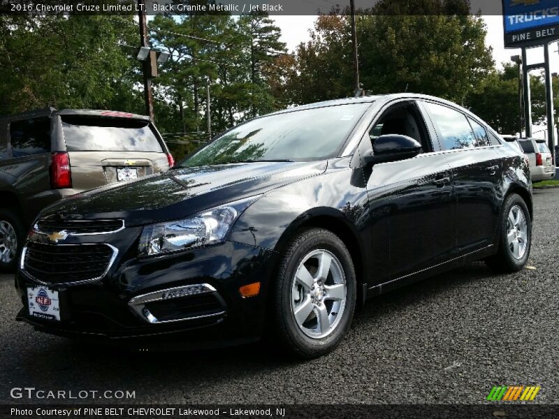 Black Granite Metallic / Jet Black 2016 Chevrolet Cruze Limited LT