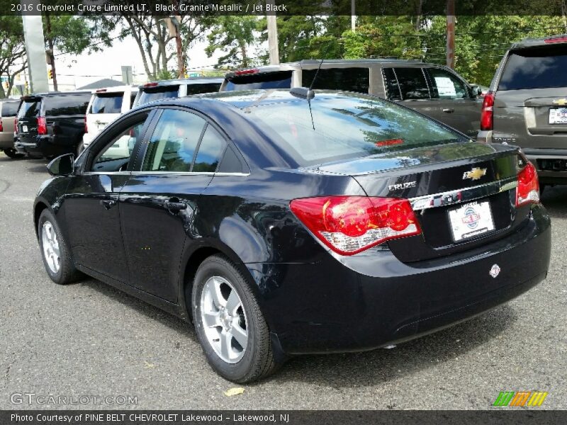 Black Granite Metallic / Jet Black 2016 Chevrolet Cruze Limited LT