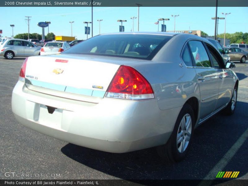Silverstone Metallic / Gray 2008 Chevrolet Impala LS
