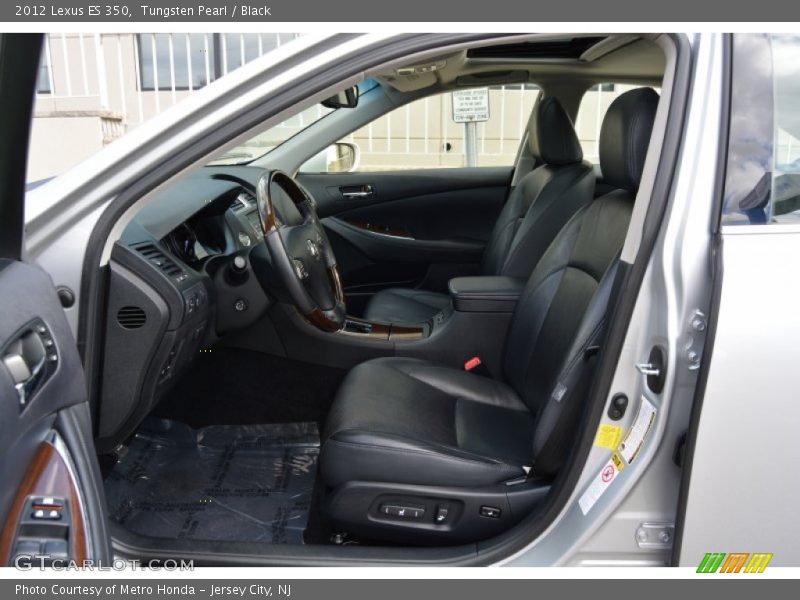 Tungsten Pearl / Black 2012 Lexus ES 350
