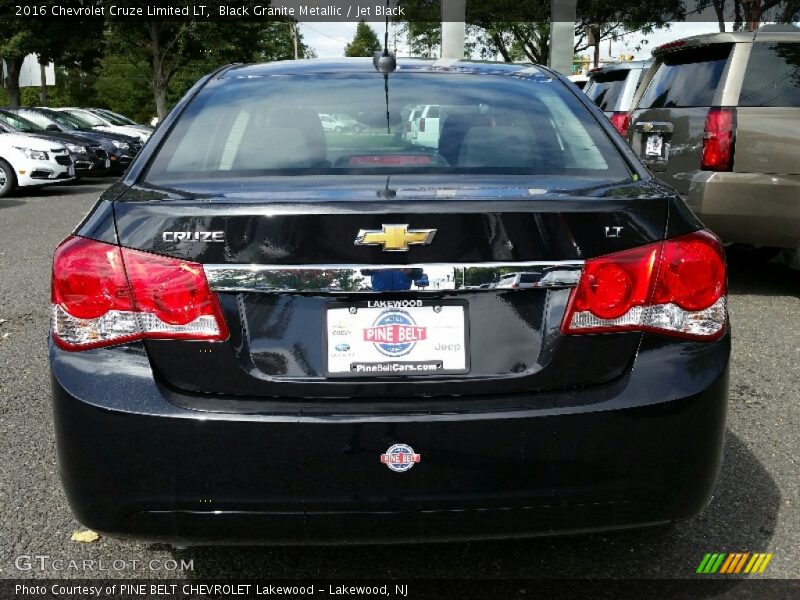 Black Granite Metallic / Jet Black 2016 Chevrolet Cruze Limited LT