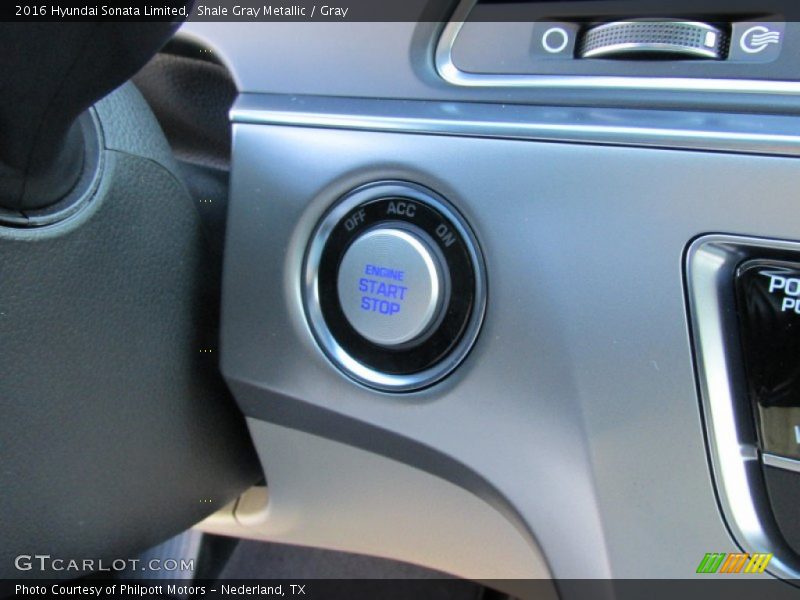Shale Gray Metallic / Gray 2016 Hyundai Sonata Limited