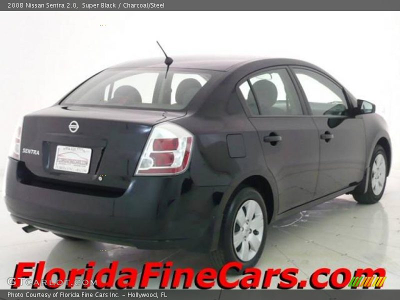 Super Black / Charcoal/Steel 2008 Nissan Sentra 2.0