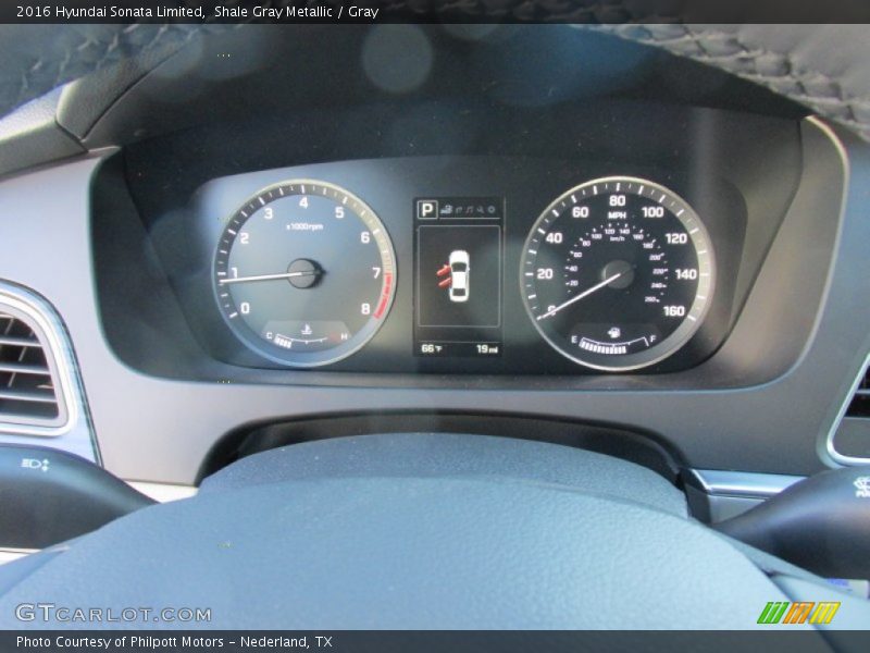 Shale Gray Metallic / Gray 2016 Hyundai Sonata Limited