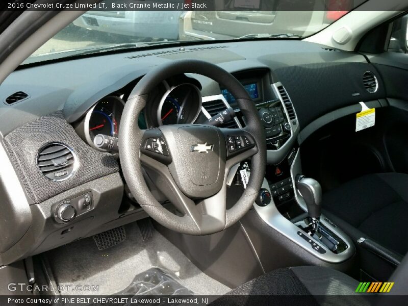 Black Granite Metallic / Jet Black 2016 Chevrolet Cruze Limited LT