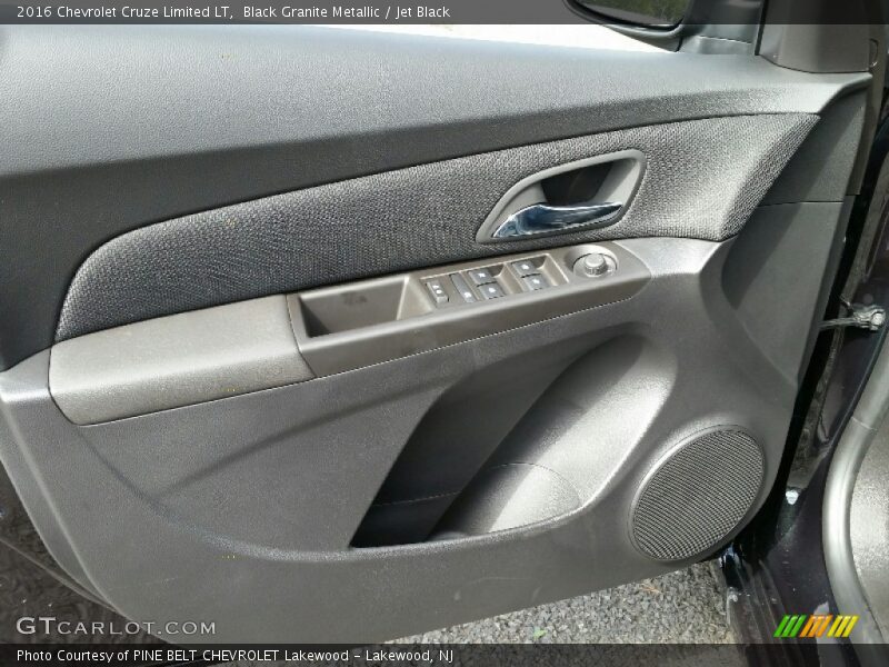 Black Granite Metallic / Jet Black 2016 Chevrolet Cruze Limited LT