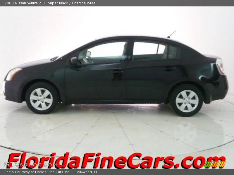 Super Black / Charcoal/Steel 2008 Nissan Sentra 2.0