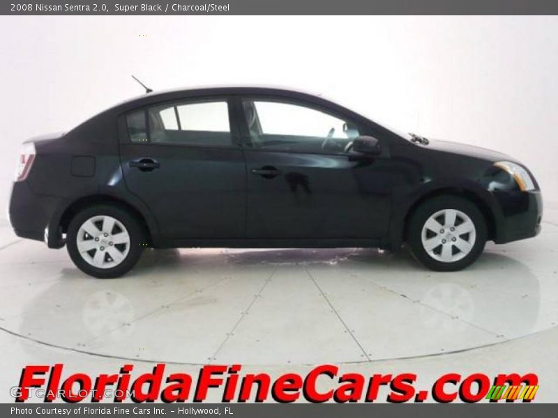 Super Black / Charcoal/Steel 2008 Nissan Sentra 2.0