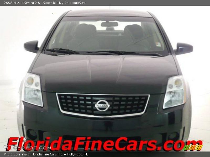 Super Black / Charcoal/Steel 2008 Nissan Sentra 2.0
