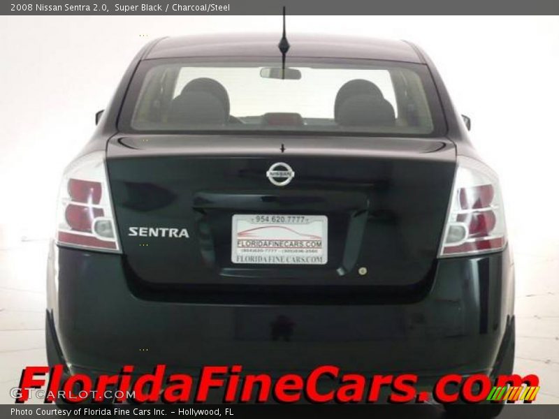 Super Black / Charcoal/Steel 2008 Nissan Sentra 2.0