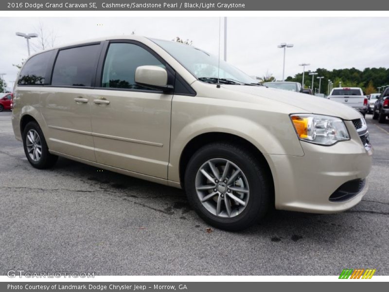 Cashmere/Sandstone Pearl / Black/Light Graystone 2016 Dodge Grand Caravan SE