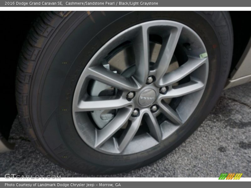 Cashmere/Sandstone Pearl / Black/Light Graystone 2016 Dodge Grand Caravan SE