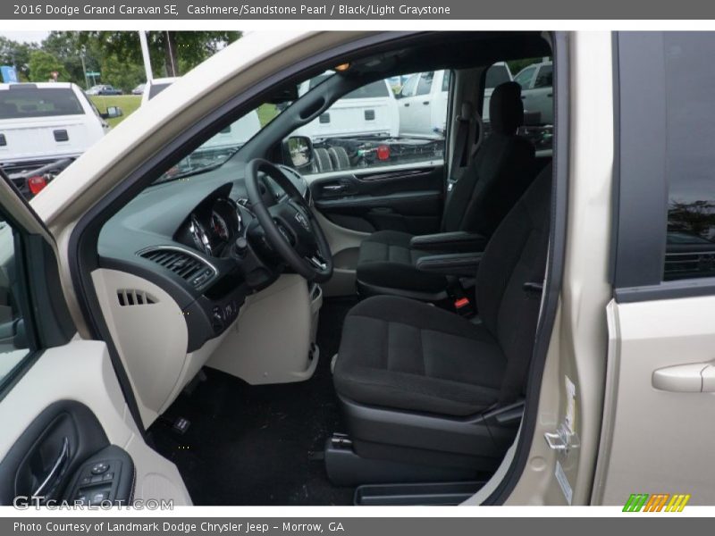 Cashmere/Sandstone Pearl / Black/Light Graystone 2016 Dodge Grand Caravan SE