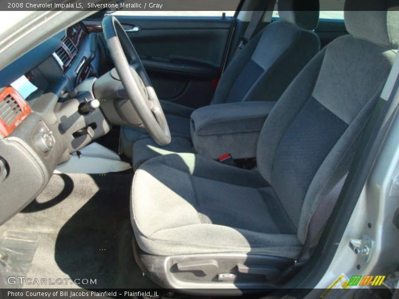 Silverstone Metallic / Gray 2008 Chevrolet Impala LS