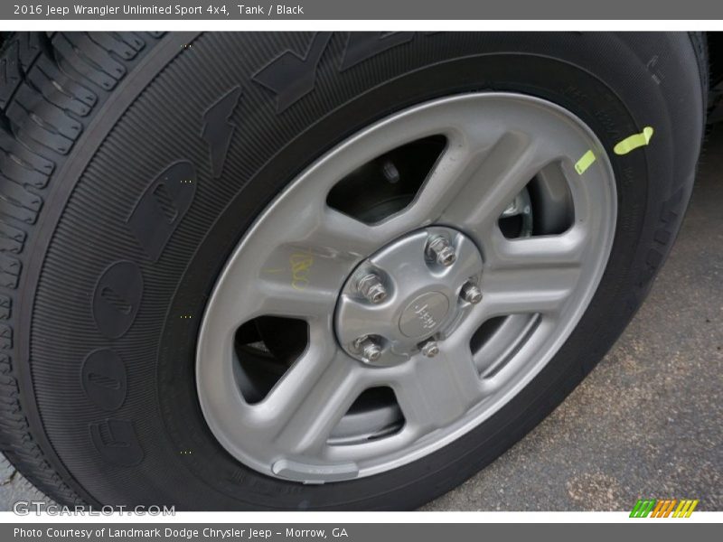 Tank / Black 2016 Jeep Wrangler Unlimited Sport 4x4
