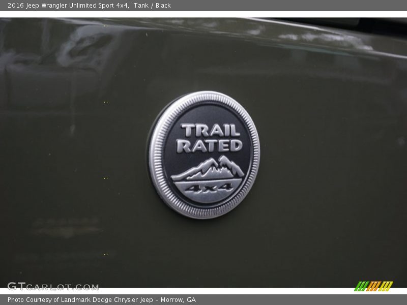 Tank / Black 2016 Jeep Wrangler Unlimited Sport 4x4