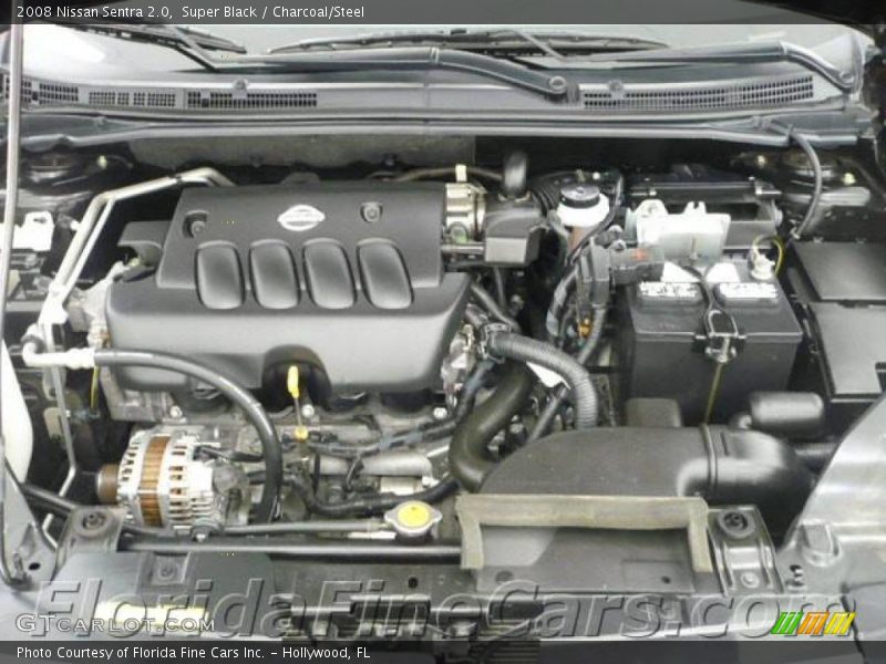 Super Black / Charcoal/Steel 2008 Nissan Sentra 2.0