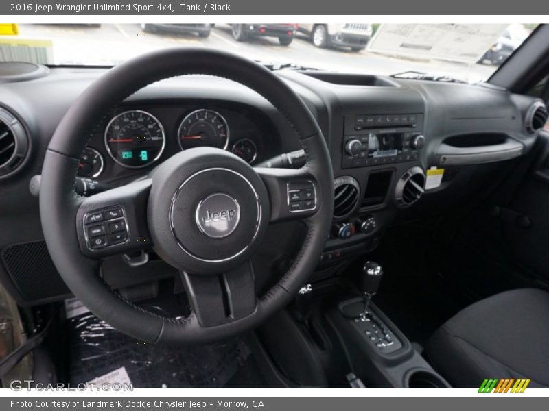 Tank / Black 2016 Jeep Wrangler Unlimited Sport 4x4