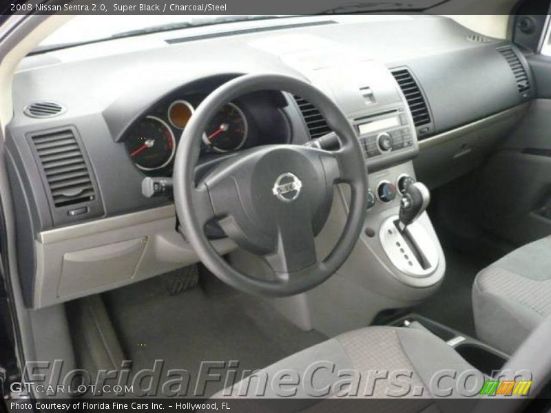 Super Black / Charcoal/Steel 2008 Nissan Sentra 2.0