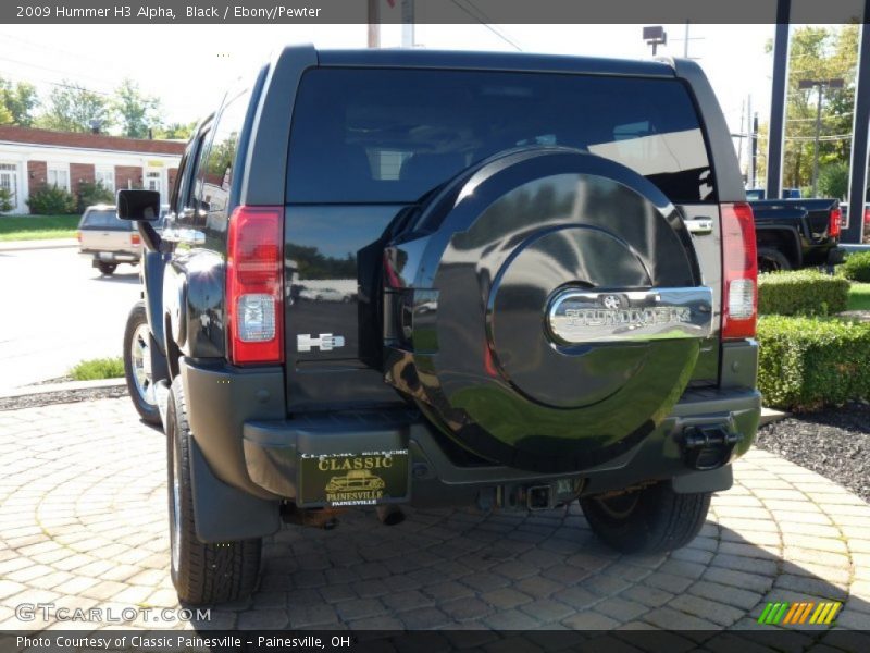 Black / Ebony/Pewter 2009 Hummer H3 Alpha