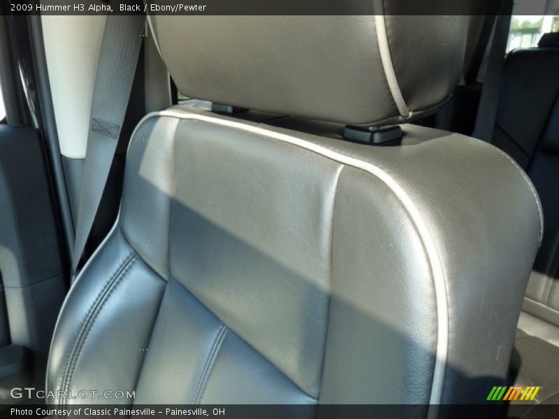 Black / Ebony/Pewter 2009 Hummer H3 Alpha