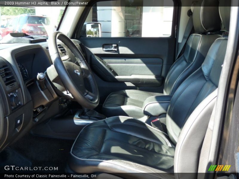 Black / Ebony/Pewter 2009 Hummer H3 Alpha