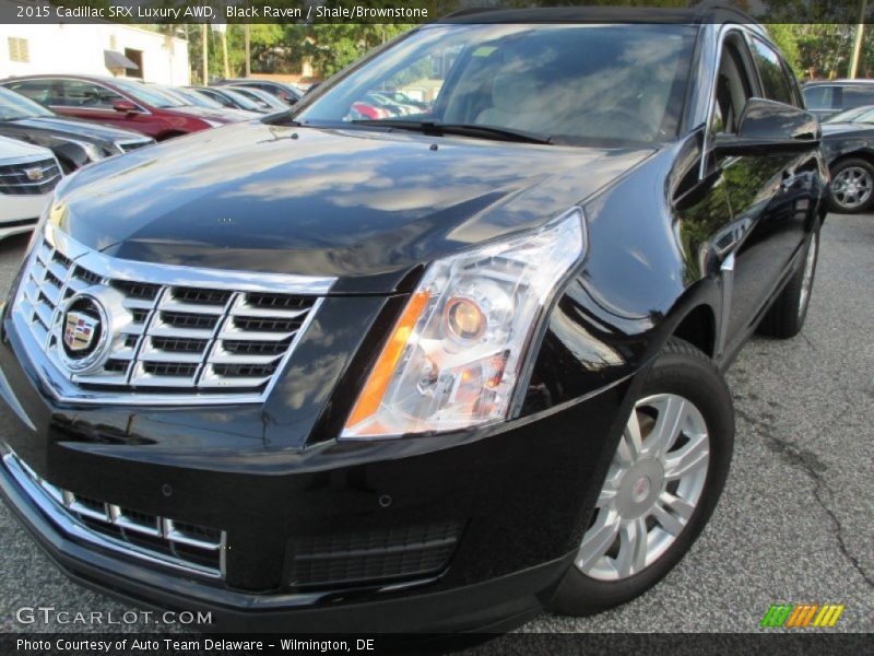 Black Raven / Shale/Brownstone 2015 Cadillac SRX Luxury AWD