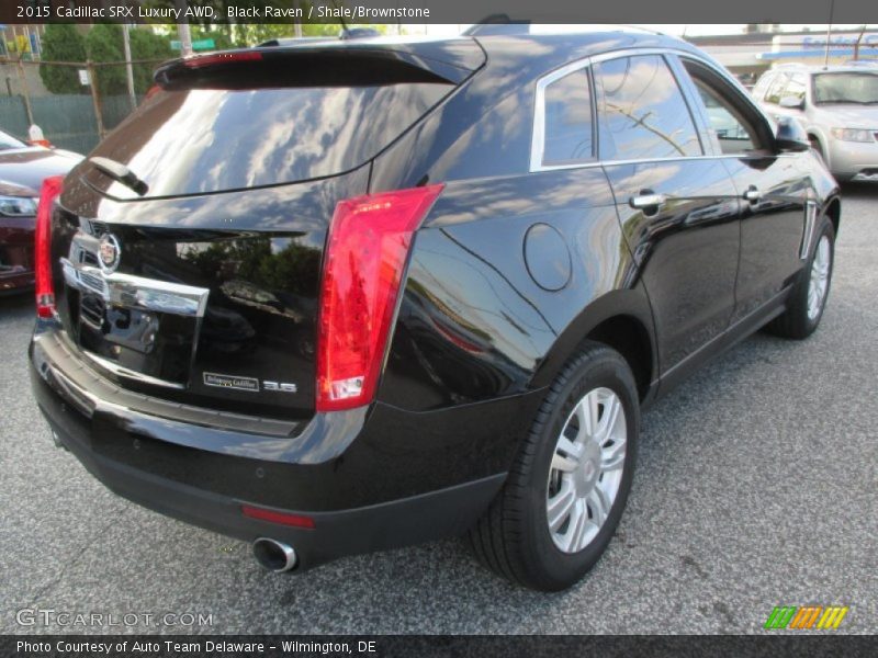 Black Raven / Shale/Brownstone 2015 Cadillac SRX Luxury AWD