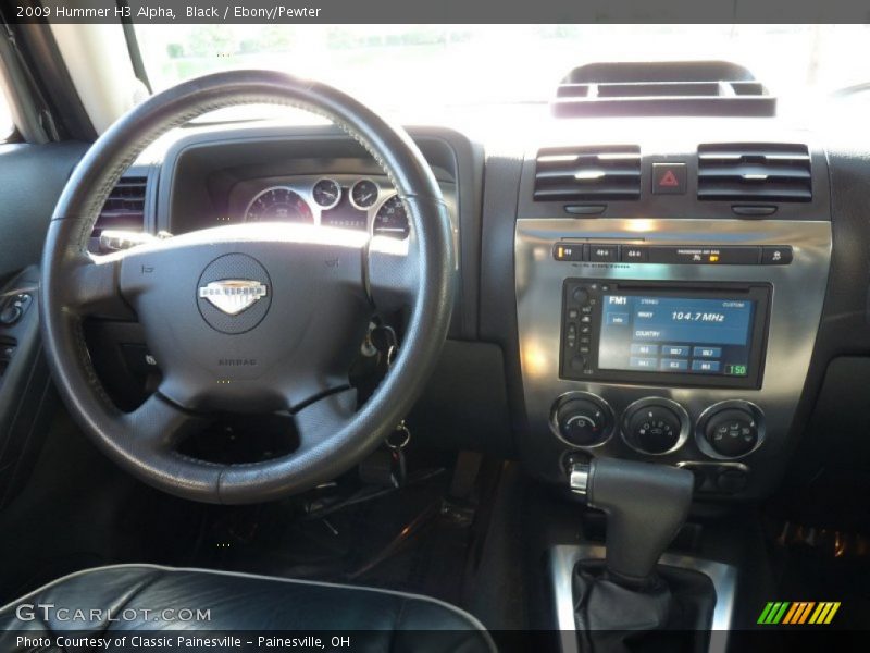 Black / Ebony/Pewter 2009 Hummer H3 Alpha