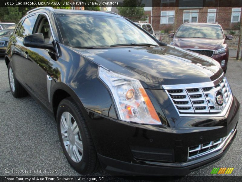 Black Raven / Shale/Brownstone 2015 Cadillac SRX Luxury AWD