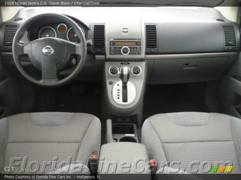 Super Black / Charcoal/Steel 2008 Nissan Sentra 2.0