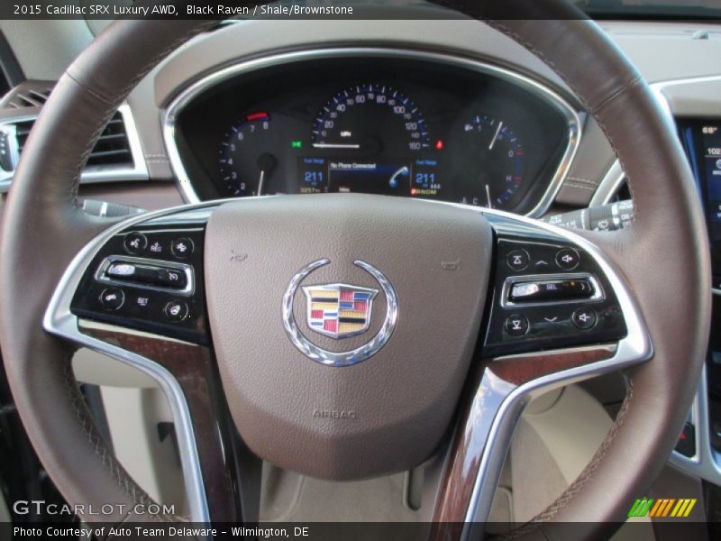 Black Raven / Shale/Brownstone 2015 Cadillac SRX Luxury AWD