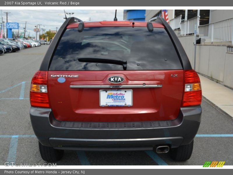 Volcanic Red / Beige 2007 Kia Sportage LX