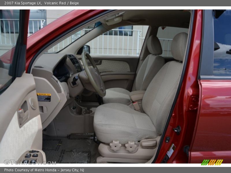 Volcanic Red / Beige 2007 Kia Sportage LX