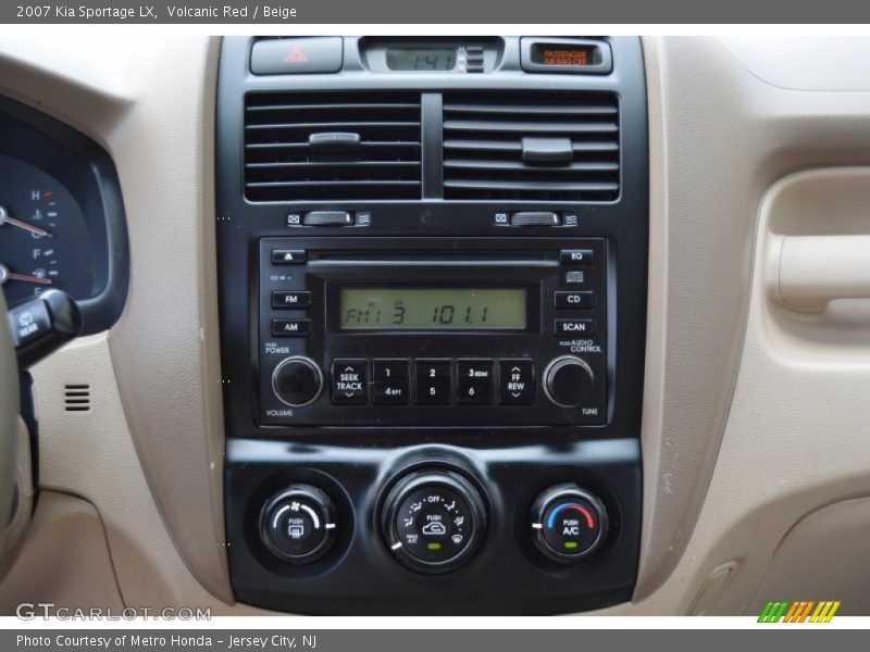 Volcanic Red / Beige 2007 Kia Sportage LX