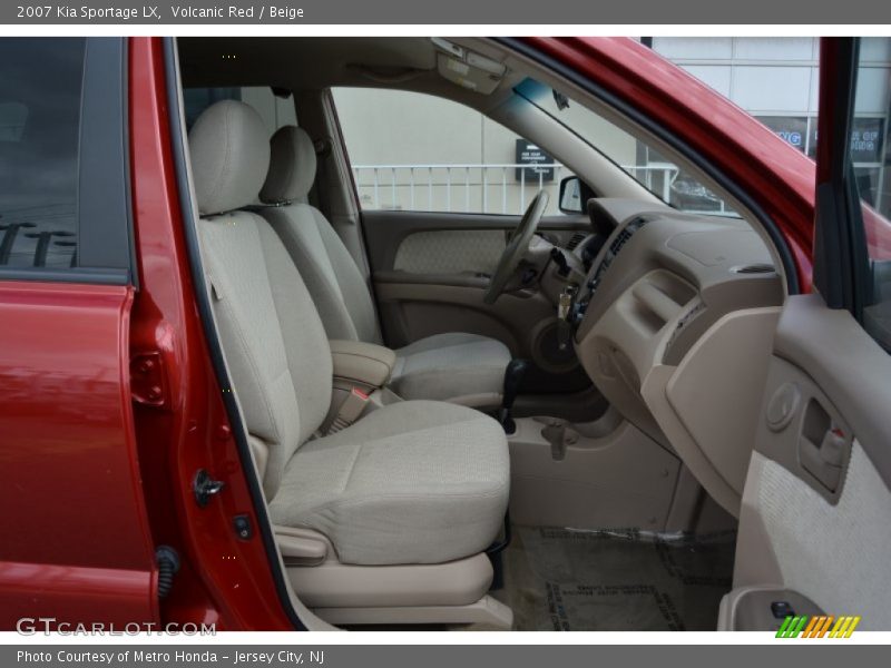 Volcanic Red / Beige 2007 Kia Sportage LX