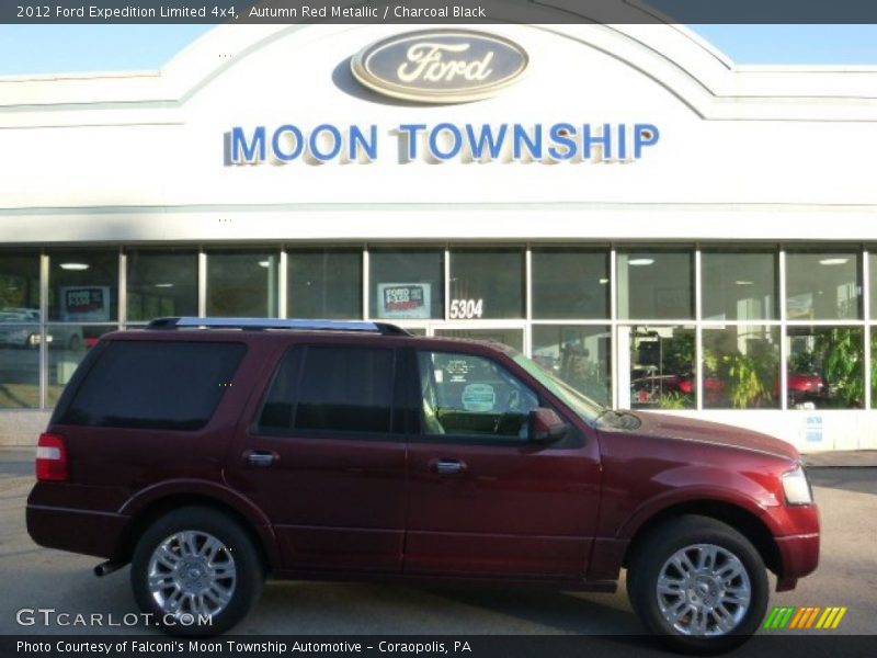 Autumn Red Metallic / Charcoal Black 2012 Ford Expedition Limited 4x4