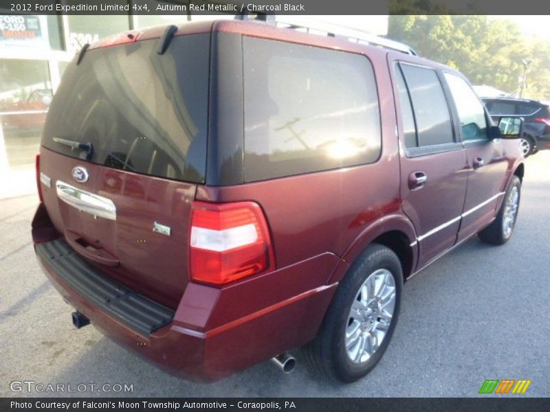 Autumn Red Metallic / Charcoal Black 2012 Ford Expedition Limited 4x4