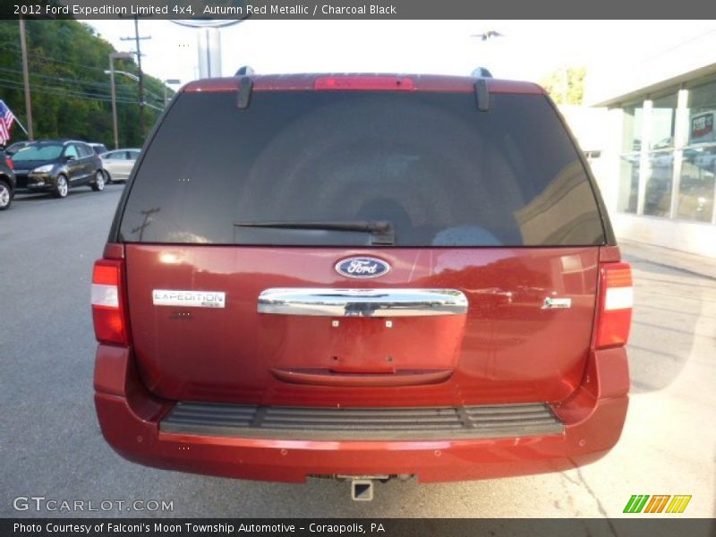 Autumn Red Metallic / Charcoal Black 2012 Ford Expedition Limited 4x4