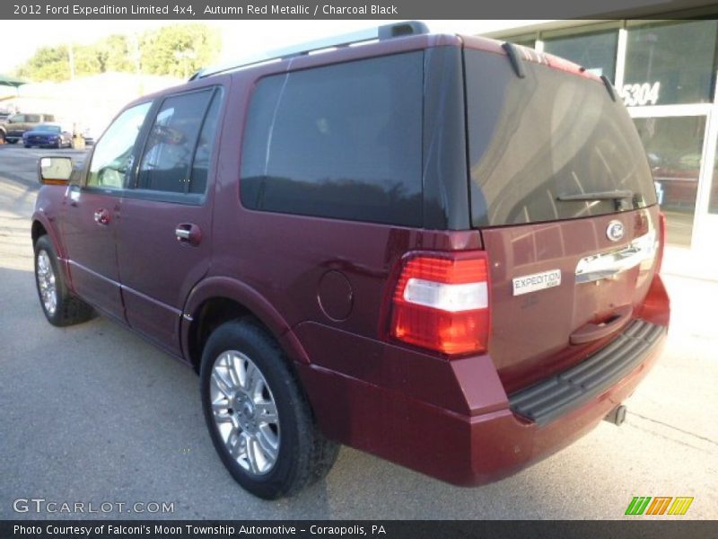 Autumn Red Metallic / Charcoal Black 2012 Ford Expedition Limited 4x4