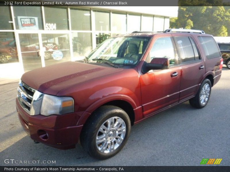 Autumn Red Metallic / Charcoal Black 2012 Ford Expedition Limited 4x4
